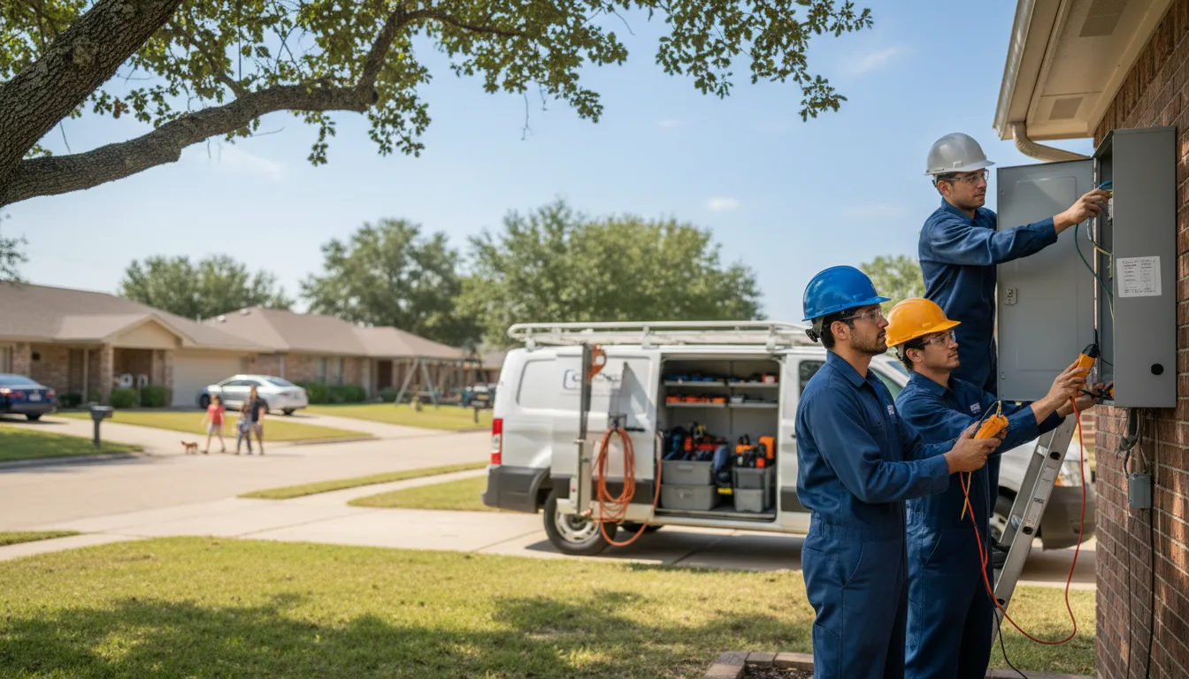 Certified electrician providing emergency electrical services in Woronoco, MA